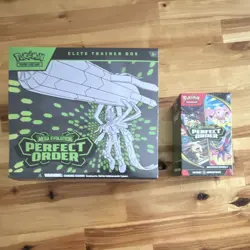 Pokemon Mega Evolution Perfect Order ETB & Booster Bundle IN HAND SHIPS ASAP - Image 1