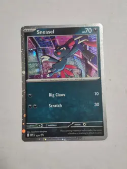 Sneasel (Cosmos Holo) 020 Holo Promo ME: Mega Evolution Promo Pokemon Holo NM - Image 1