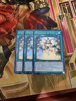 3X Spellbook Of Fate - MAZE-EN059 - Super Rare 1ST ED Yugioh - Image 1