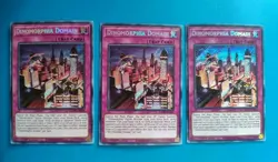 x3 Playset NM Yugioh Dinomorphia Domain - BACH-EN068 - Secret Rare - 1st Edition - Image 1