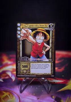 2006 One Piece The Quest Begins Luffy Captain With A Straw Hat Promo PR016 - Image 1