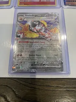 Pokemon TCG Holo Ultra Rare 4 Mint Cards 2Pins Coin 2 Random Key Chains No Dupes - Image 2