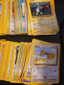 Foreign Language Vintage HP/MP (AND SOME DAMAGED) Vintage Pokemon Card Lot - Image 4
