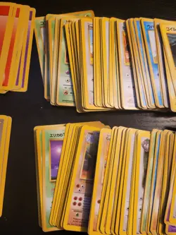 Foreign Language Vintage HP/MP (AND SOME DAMAGED) Vintage Pokemon Card Lot - Image 5
