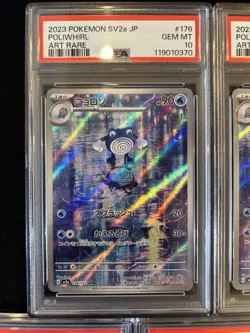 PSA 10 Pokemon Card 151 Japanese Poliwhirl 176/165 Lot Set 5 Cards Art Rare Ar - Image 2