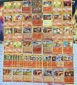 Charizard Charmeleon Charmander 50 Card Pokemon Lot: V, Vintage WOTC, EX,- NM/LP - Image 1