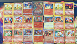 Charizard Charmeleon Charmander 50 Card Pokemon Lot: V, Vintage WOTC, EX,- NM/LP - Image 2