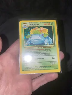 Pokemon Venasaur 15/102 Unlimited Holo Base Set Card Unplayed Near Mint NM 1999 - Image 1