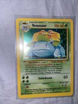 Pokemon Venasaur 15/102 Unlimited Holo Base Set Card Unplayed Near Mint NM 1999 - Image 3