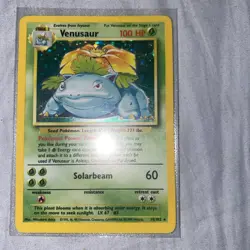 Pokemon Venasaur 15/102 Unlimited Holo Base Set Card Unplayed Near Mint NM 1999 - Image 5