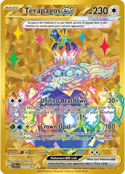 Pokemon Card Terapagos EX 173/142 Stellar Crown - Near Mint - Image 1