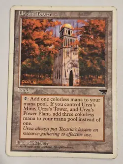 Urza's Tower (Forest) - Chronicles - Magic the Gathering MTG Nice! - Image 1
