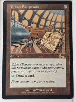 Urza's Blueprints - Urza's Legacy - Magic the Gathering MTG Nice! - Image 1