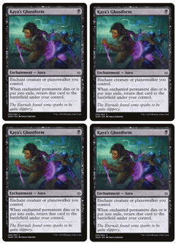 MTG - 4 x Kaya's Ghostform (Playset) - Enchantment - War of the Spark (WAR) - NM - Image 1