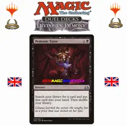 MTG Demonic Tutor - DD DIVINE & DEMONIC ENGLISH NM/M Tutor demoniaco - Image 1