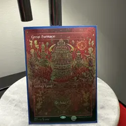 MTG Secret Lair #303 Great Furnace Borderless Foil (NM) (NON Played) - Image 1