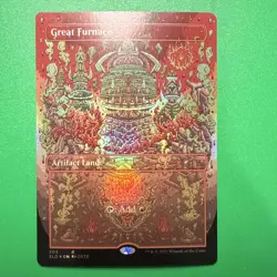 MTG Secret Lair #303 Great Furnace Borderless Foil (NM) (NON Played) - Image 2