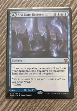 MTG: Sea Gate Restoration, Regular, Mythic, Zendikar Rising 076 - Image 1