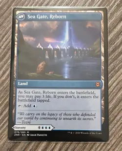 MTG: Sea Gate Restoration, Regular, Mythic, Zendikar Rising 076 - Image 2