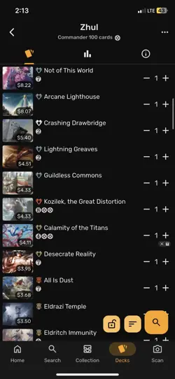 Upgraded Eldrazi Unbound Commander Masters Deck - LP Includes sleeves Deck box - Image 3