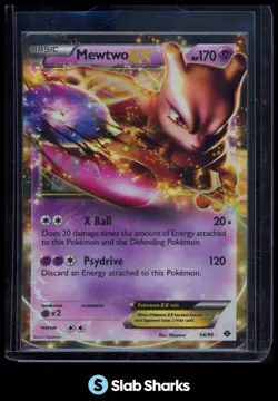 2012 POKEMON BLACK & WHITE NEXT DESTINIES #54 MEWTWO ULTRA RARE - Image 1