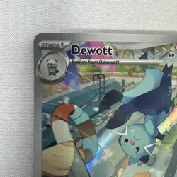 Pokemon Dewott 106/086 Illustration Rare 2025 White Flare. - Image 3