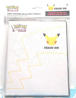 NEW! Pokemon 25th Anniversary First Partner Collector's Binder & Jumbo Card New - Image 1