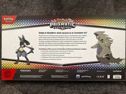 Pokemon Prismatic Lucario ex Tyranitar ex Premium Collection Sams Club SEALED - Image 2