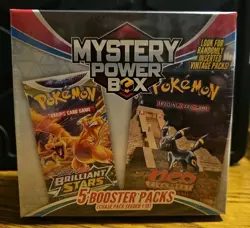 Pokemon SEALED Mystery Power Box Chase Pack Seeded 1:10 (5 Booster Packs) NEW - Image 1