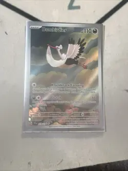 Bombirdier 219/198 Scarlet Violet Base Illustration Rare Pokemon TCG Pack Fresh - Image 1