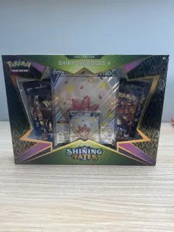 Pokemon TCG Shining Fates Shiny Eldegoss V Collection Box Factory Sealed - Image 1