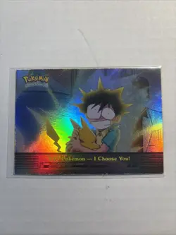 Holo EP1 POKEMON - I CHOOSE YOU! Topps Series 2 Pokemon TV Animation Edition - Image 1