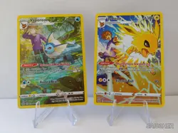 Pokemon Lot of 2 Brilliant Stars Trainer Gallery Jolteon TG04 Vaporeon TG02 #B - Image 1