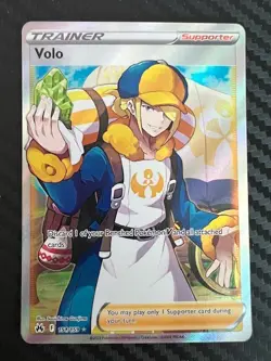 Pokemon TCG Volo Full Art Crown Zenith 151/159 Holo Ultra Rare NM - Image 1