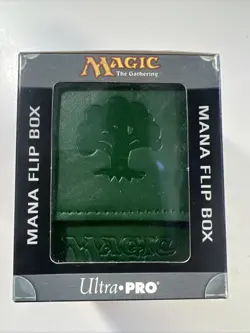 Mtg. Mana Flip Box Green Magic The Gathering New In Box - Image 1
