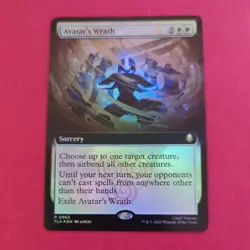 Avatar's Wrath Extended FOIL MTG Avatar: TLA Nm/M - Image 1