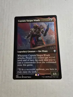 Captain Vargus Wrath (Foil Etched) Commander Legends Foil - Image 1