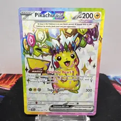 Pokemon TCG Pikachu 219/191 Surging Sparks Ultra Rare Holo NM English - Image 1