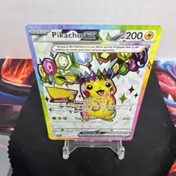 Pokemon TCG Pikachu 219/191 Surging Sparks Ultra Rare Holo NM English - Image 2