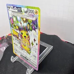 Pokemon TCG Pikachu 219/191 Surging Sparks Ultra Rare Holo NM English - Image 4