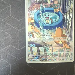 Pokemon Squirtle 148/142 Illustration Rare Full Art Holo Sv07: Stellar Crown - Image 2