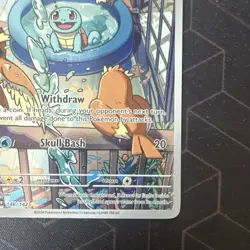 Pokemon Squirtle 148/142 Illustration Rare Full Art Holo Sv07: Stellar Crown - Image 3