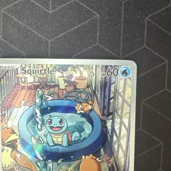 Pokemon Squirtle 148/142 Illustration Rare Full Art Holo Sv07: Stellar Crown - Image 4