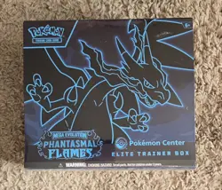 Pokemon Sealed Phantasmal Flames Pokemon Center Elite Trainer Box Pokemon ETB - Image 1