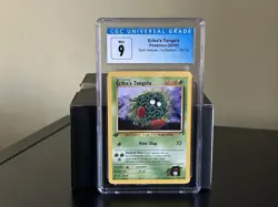 Erika's Tangela Gym Heroes 1st Edition CGC 9 79/132 Pokemon TCG Wizards 2000 - Image 1