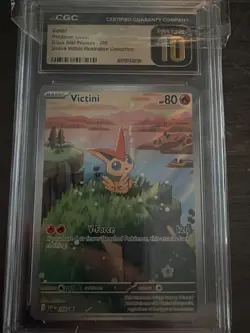 Pokemon 2025 Victini Unova Collection Black Star Promo 208 CGC PRISTINE 10 ✨ - Image 1