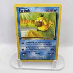 Psyduck 1st Edition 53/62 Fossil LP Common WOTC Pokemon TCG Vintage Single - Image 1