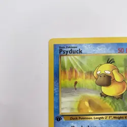 Psyduck 1st Edition 53/62 Fossil LP Common WOTC Pokemon TCG Vintage Single - Image 3