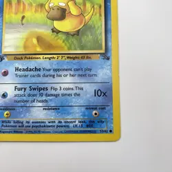 Psyduck 1st Edition 53/62 Fossil LP Common WOTC Pokemon TCG Vintage Single - Image 5