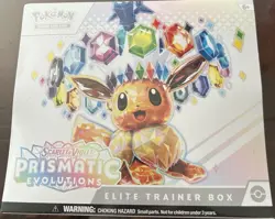 Pokemon Scarlet & Violet Prismatic Evolutions Elite Trainer Box - Image 1